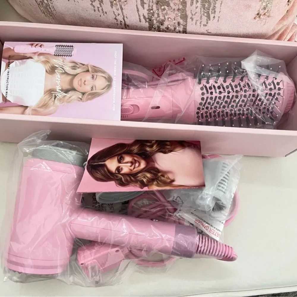 Mermade Hair Dryer and BLOW DRY BRUSH set